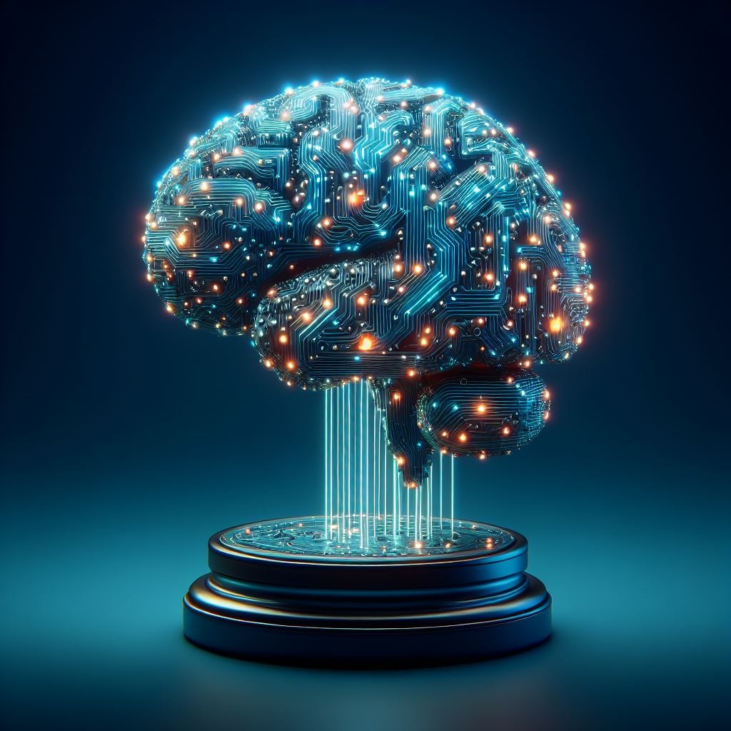뇌 모양 인공지능